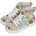 Tropical pattern Kids  Hi-Top Skate Sneakers View2