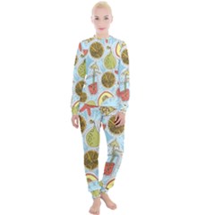 Tropical Pattern Women s Lounge Set by GretaBerlin