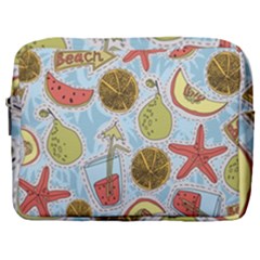 Tropical pattern Make Up Pouch (Large)