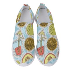 Tropical pattern Women s Slip On Sneakers