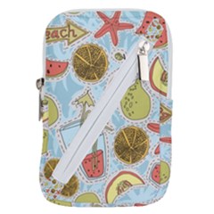 Tropical Pattern Belt Pouch Bag (large)