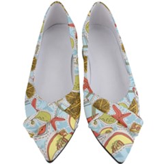 Tropical Pattern Women s Bow Heels by GretaBerlin