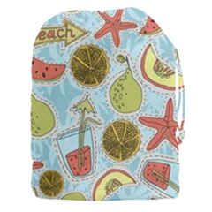 Tropical pattern Drawstring Pouch (3XL)