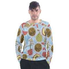 Tropical pattern Men s Long Sleeve Raglan Tee