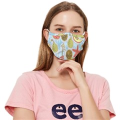 Tropical pattern Fitted Cloth Face Mask (Adult)