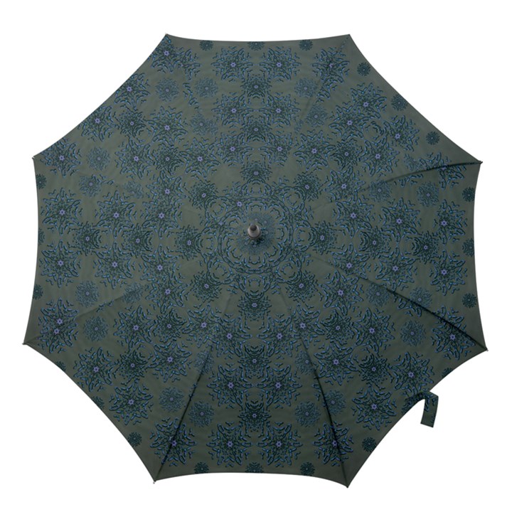 Decorative Wheat Wreath Stars Hook Handle Umbrellas (Large)