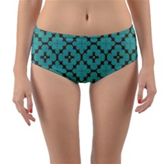 Tiles Reversible Mid-waist Bikini Bottoms by Sobalvarro