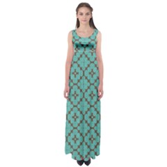 Tiles Empire Waist Maxi Dress by Sobalvarro