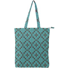 Tiles Double Zip Up Tote Bag by Sobalvarro