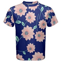 Floral Men s Cotton Tee by Sobalvarro