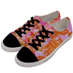 Colorful Men s Low Top Canvas Sneakers by ginnyden