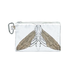 Surreal Moth At Night Canvas Cosmetic Bag (small) by GretaBerlin