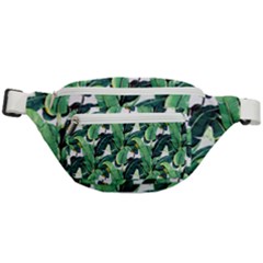 Tropical Banana Leaves Fanny Pack by goljakoff