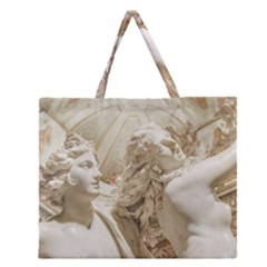 Apollo And Daphne Bernini Masterpiece, Italy Zipper Large Tote Bag by dflcprintsclothing