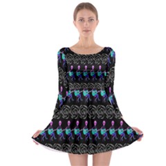 Halloween Long Sleeve Skater Dress by Sparkle