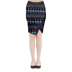 Halloween Midi Wrap Pencil Skirt by Sparkle