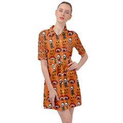 Halloween Belted Shirt Dress by Sparkle