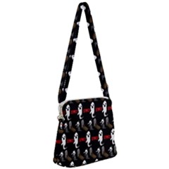 Halloween Zipper Messenger Bag by Sparkle