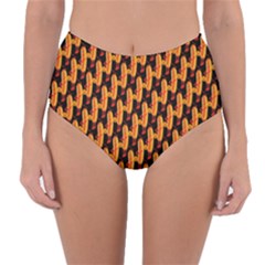 Halloween Reversible High-waist Bikini Bottoms by Sparkle