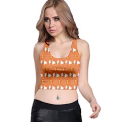 Halloween Racer Back Crop Top