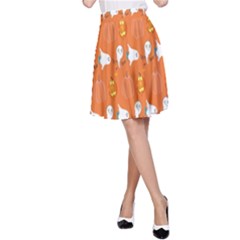 Halloween A-line Skirt by Sparkle