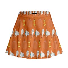 Halloween Mini Flare Skirt