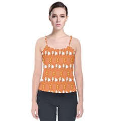 Halloween Velvet Spaghetti Strap Top