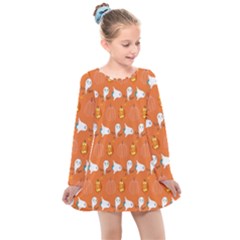 Halloween Kids  Long Sleeve Dress