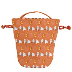 Halloween Drawstring Bucket Bag