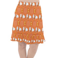 Halloween Fishtail Chiffon Skirt