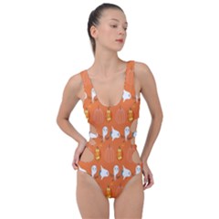 Halloween Side Cut Out Swimsuit