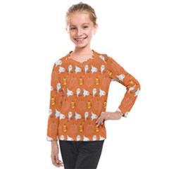 Halloween Kids  Long Mesh Tee