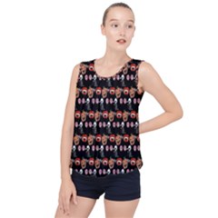 Halloween Bubble Hem Chiffon Tank Top by Sparkle