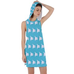 Halloween Racer Back Hoodie Dress