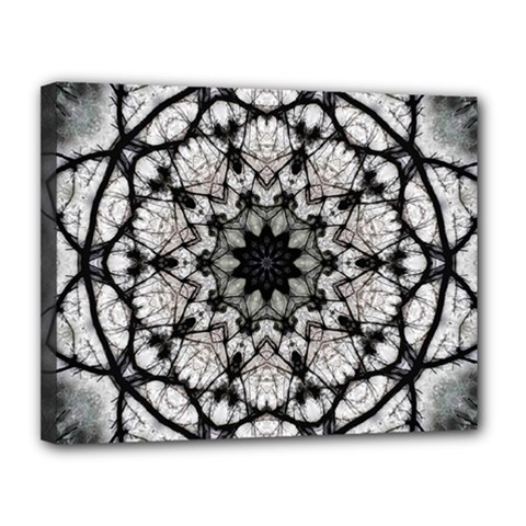 Evil Mandala  Canvas 14  X 11  (stretched) by MRNStudios