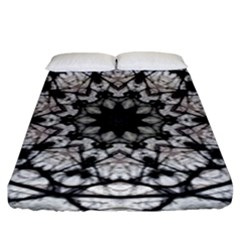 Evil Mandala  Fitted Sheet (king Size) by MRNStudios