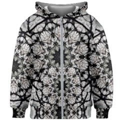 Evil Mandala  Kids  Zipper Hoodie Without Drawstring by MRNStudios