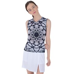 Evil Mandala  Women s Sleeveless Sports Top by MRNStudios