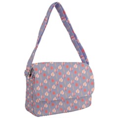 Auntumn Pretty Leaves Pattern Courier Bag by designsbymallika