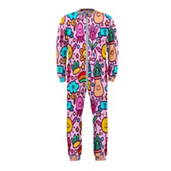 Colourful Funny Pattern Onepiece Jumpsuit (kids) by designsbymallika
