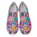 Colourful Funny Pattern Women s Slip On Sneakers View1