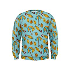 New Season Umbrella Kids  Sweatshirt by designsbymallika