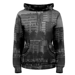 Sunset Coastal Urban Scene, Montevideo, Uruguay Women s Pullover Hoodie by dflcprintsclothing