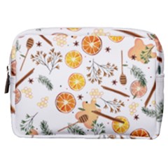 Honey Bee Pattern Make Up Pouch (medium) by designsbymallika