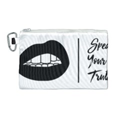 Speak Your Truth Canvas Cosmetic Bag (large) by 20SpeakYourTruth20