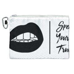 Speak Your Truth Canvas Cosmetic Bag (xl) by 20SpeakYourTruth20