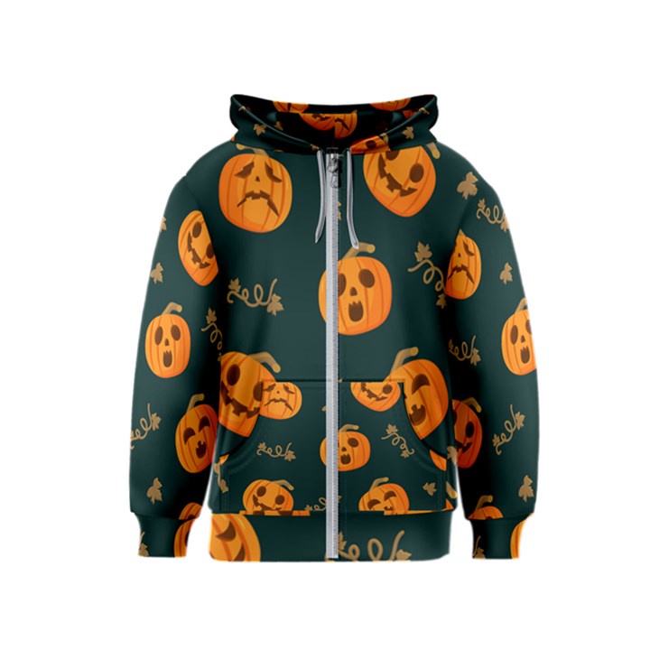 Halloween Kids  Zipper Hoodie