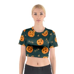 Halloween Cotton Crop Top by Sobalvarro