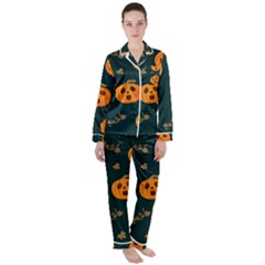 Halloween Satin Long Sleeve Pyjamas Set by Sobalvarro