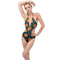 Halloween Plunging Cut Out Swimsuit by Sobalvarro